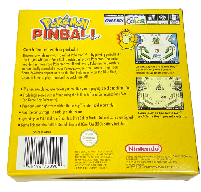 Pokemon Pinball Nintendo Gameboy Boxed *Complete* (Preowned)