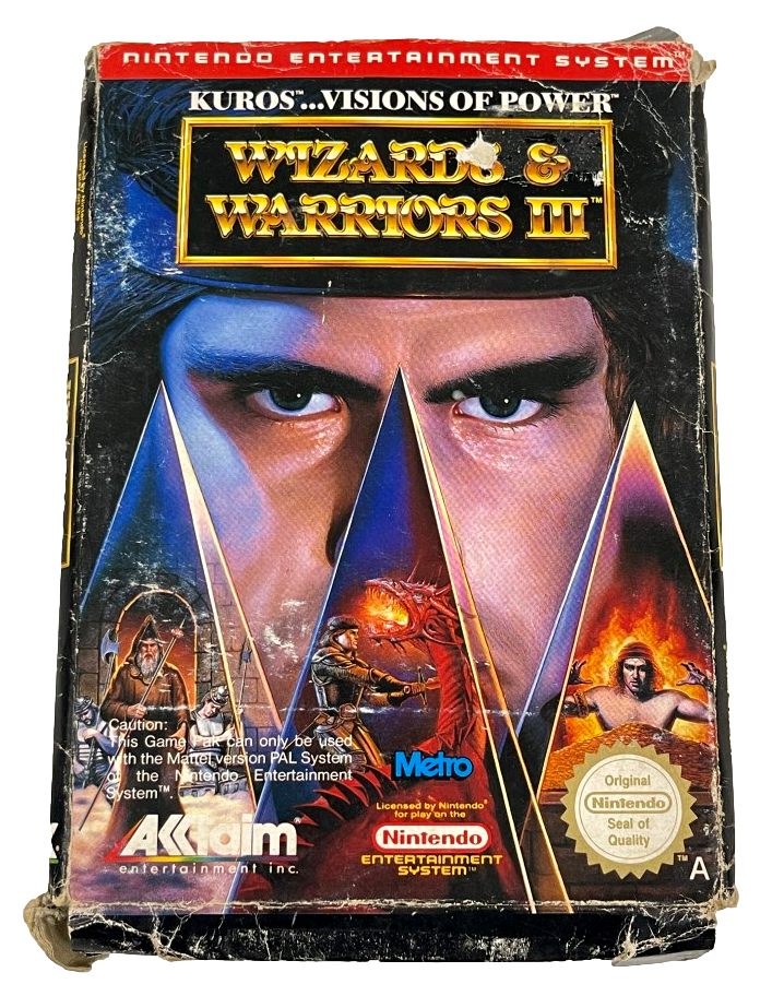 Wizards & Warriors III Nintendo NES Boxed PAL (Preowned)