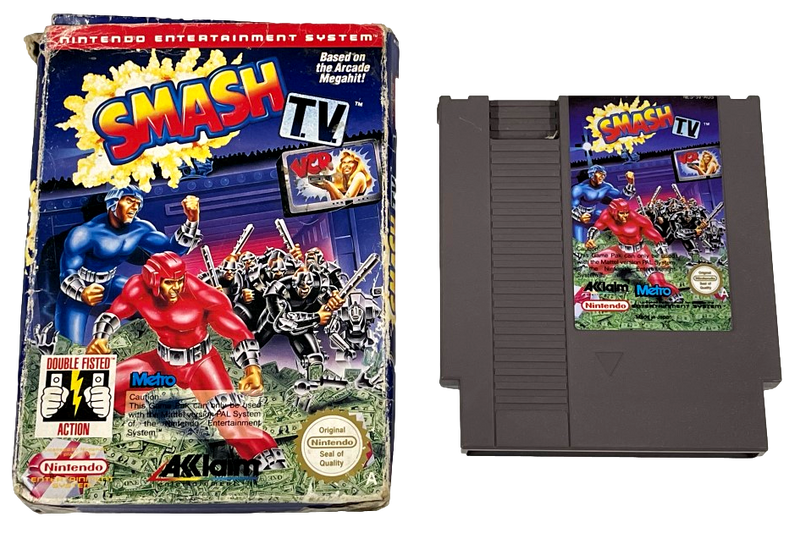 Smash TV Nintendo NES Boxed PAL