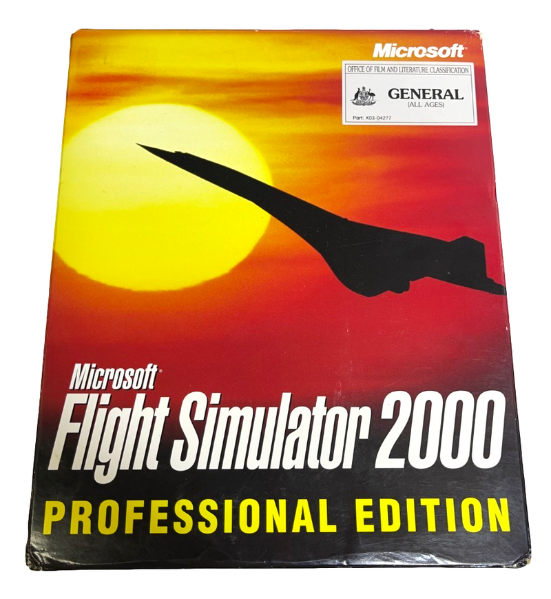 Microsoft Flight Simulator 2000 Big Box PC (Preowned)