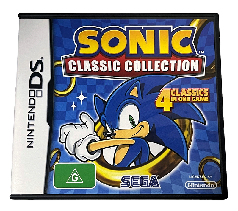 Sonic Classic Collection Nintendo DS 2DS 3DS  *Complete* (Preowned)