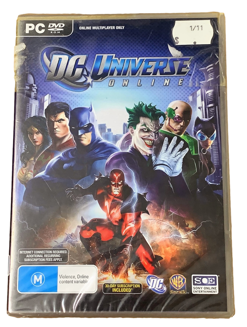 DC Universe Online *Sealed* PC DVD