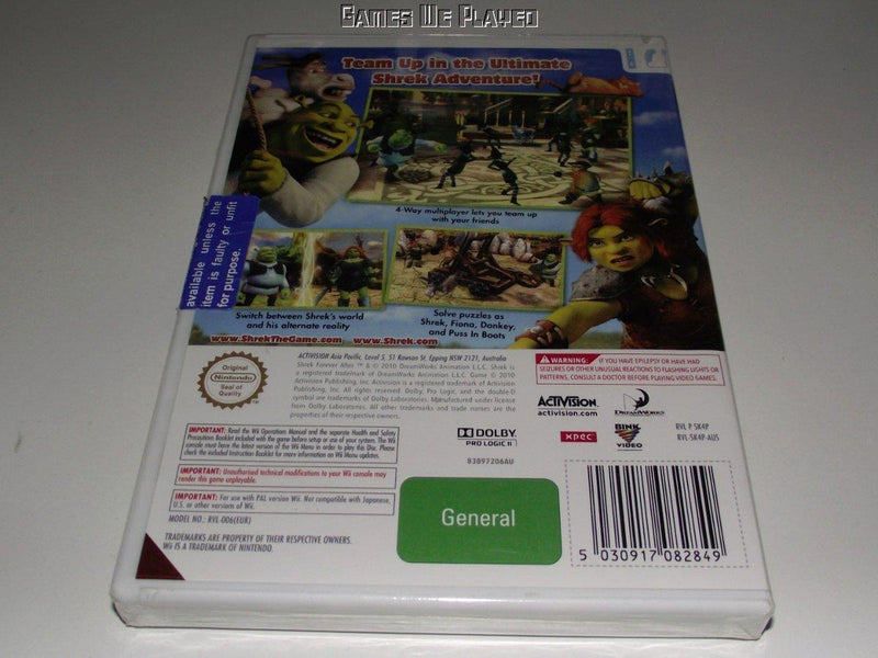 Shrek Forever After The Final Chapter Nintendo Wii PAL Complete Wii U Compatible (Pre-Owned)