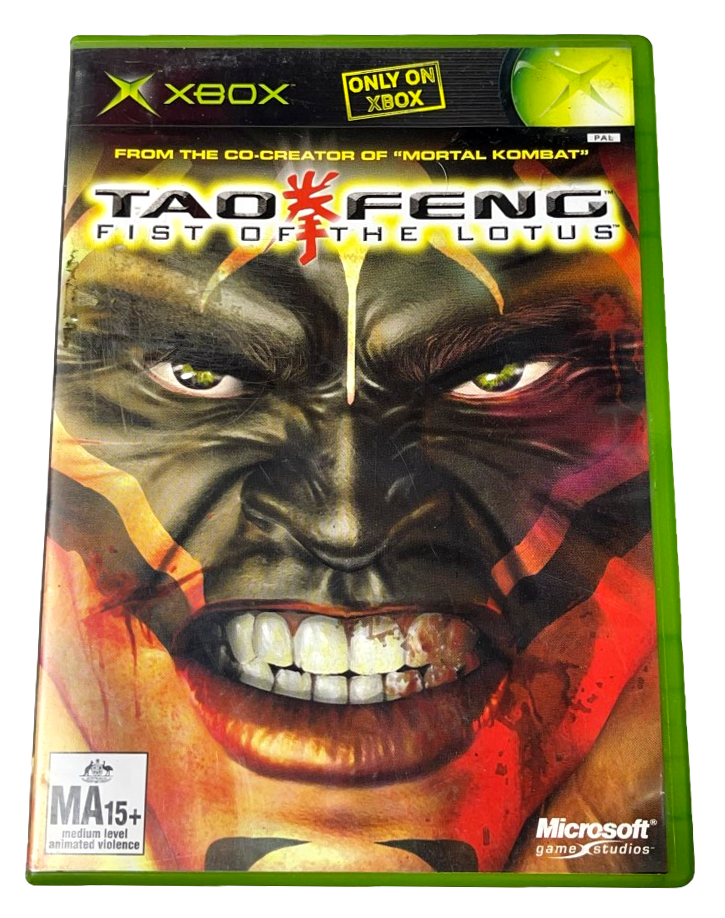 Tao Feng Fist of the Lotus Xbox Original PAL *No Manual* (Preowned)