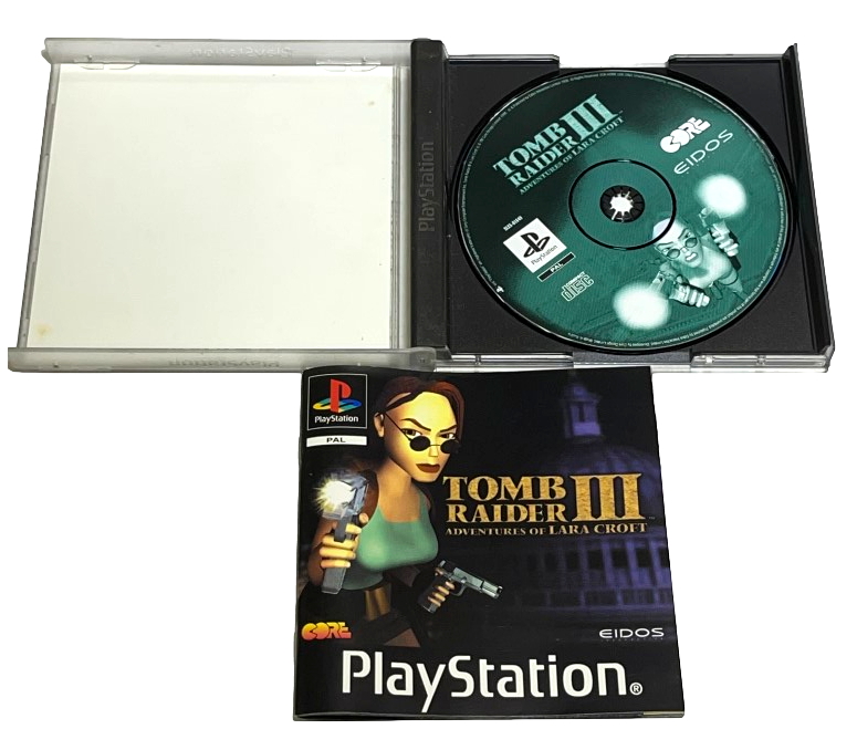 Tomb Raider III PS1 PS2 PS3 PAL *Complete*