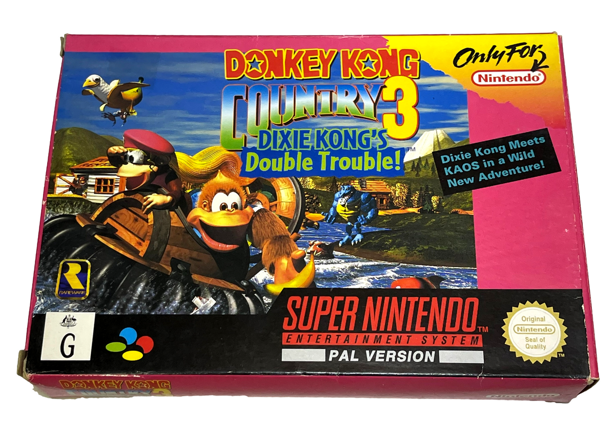 Donkey Kong Country 3 Dixie Kong's Double Trouble Nintendo