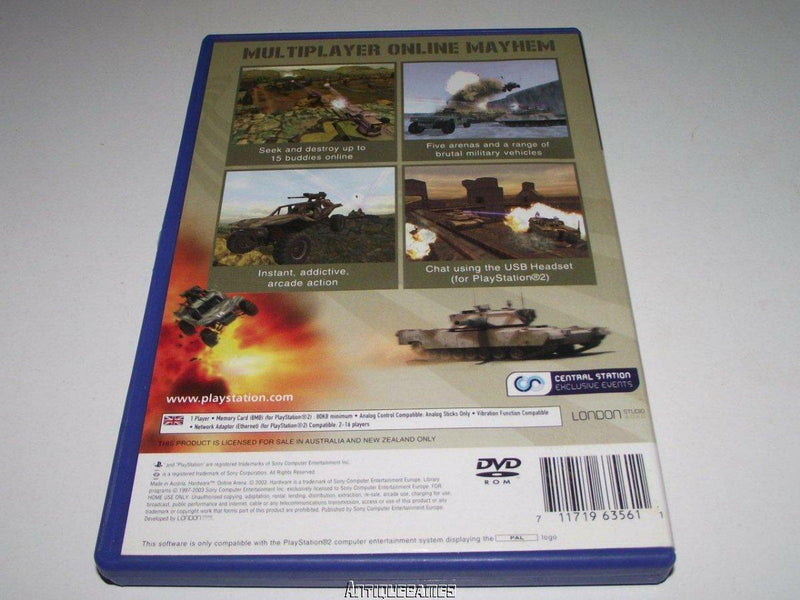Hardware Online Arena PS2 PAL *Complete* Tanks (Pre-Owned)