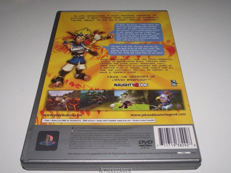 Jak and Daxter The Precursor Legacy PS2 (Platinum) PAL *No Manual* (Preowned)