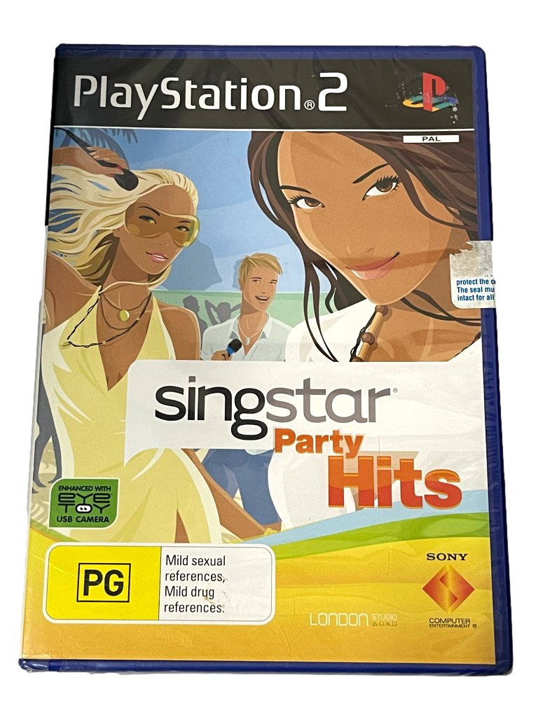 Singstar Party Hits PS2 PAL Brand New *Factory Sealed*