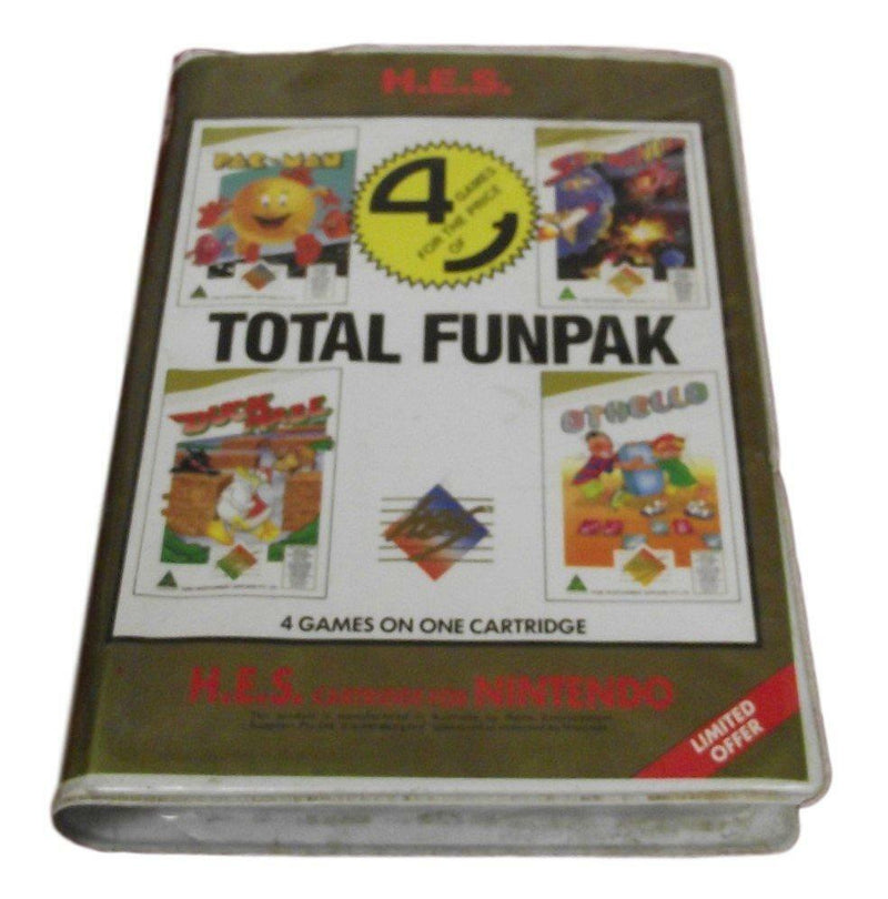 Total Funpak Nintendo HES NES Boxed PAL Piggy Back