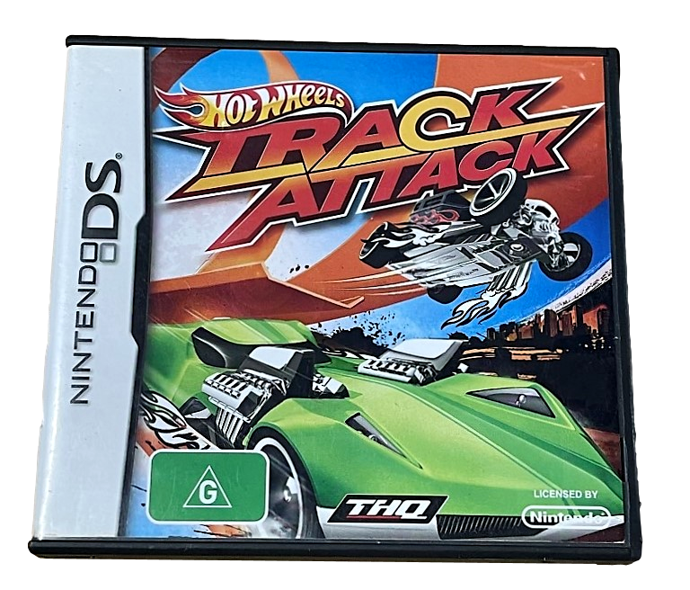 Hot Wheels Track Attack DS 2DS 3DS Game *No Manual* (Pre-Owned)