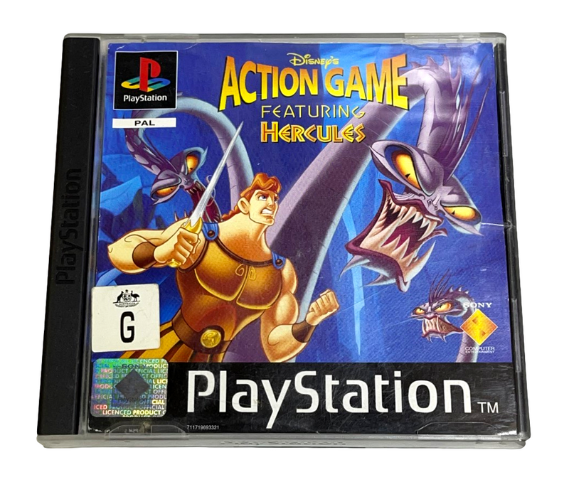 Disney Action Game Featuring Hercules PS1 PS2 PS3 PAL *Complete* (Preowned)