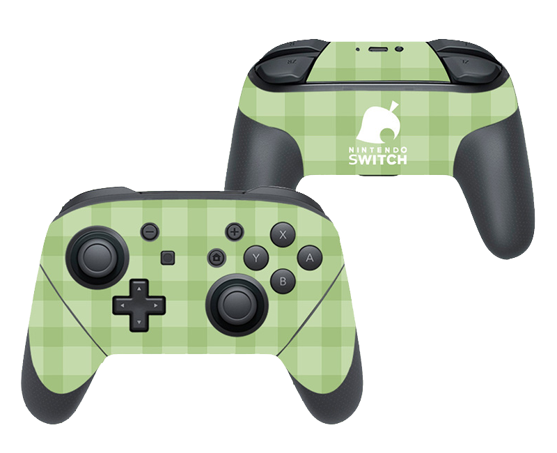 Animal Crossing Sticker For Nintendo Switch Pro Controller Skin Decal - Green