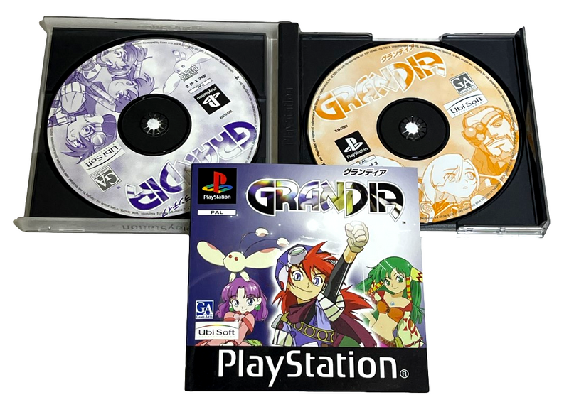 Grandia PS1 PS2 PS3 PAL *Complete* (Preowned)