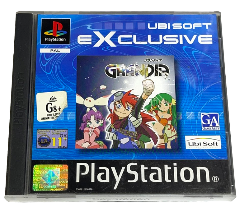 Grandia PS1 PS2 PS3 PAL *Complete* (Preowned)