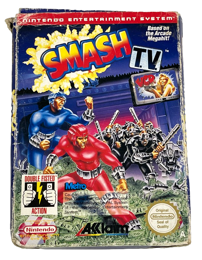 Smash TV Nintendo NES Boxed PAL