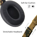 Gaming Headset for PS4, XBOX ONE and SWITCH - Camouflage Yellow