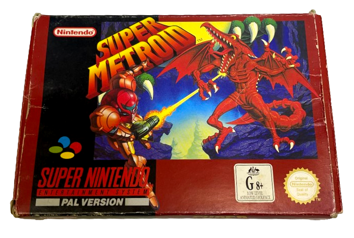 Super Metroid Nintendo SNES Boxed PAL *Complete* (Preowned)