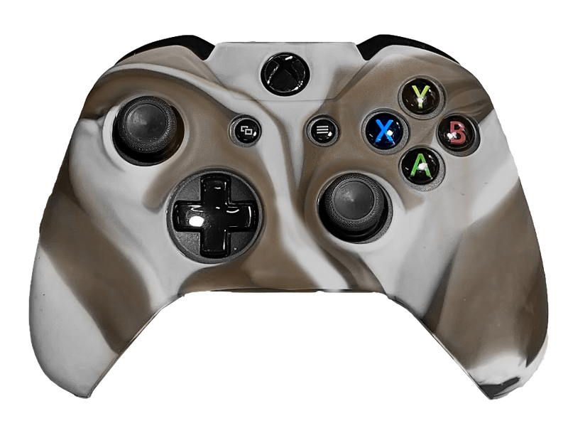 Silicone Cover For XBOX ONE Controller Skin Case Grey/Brown