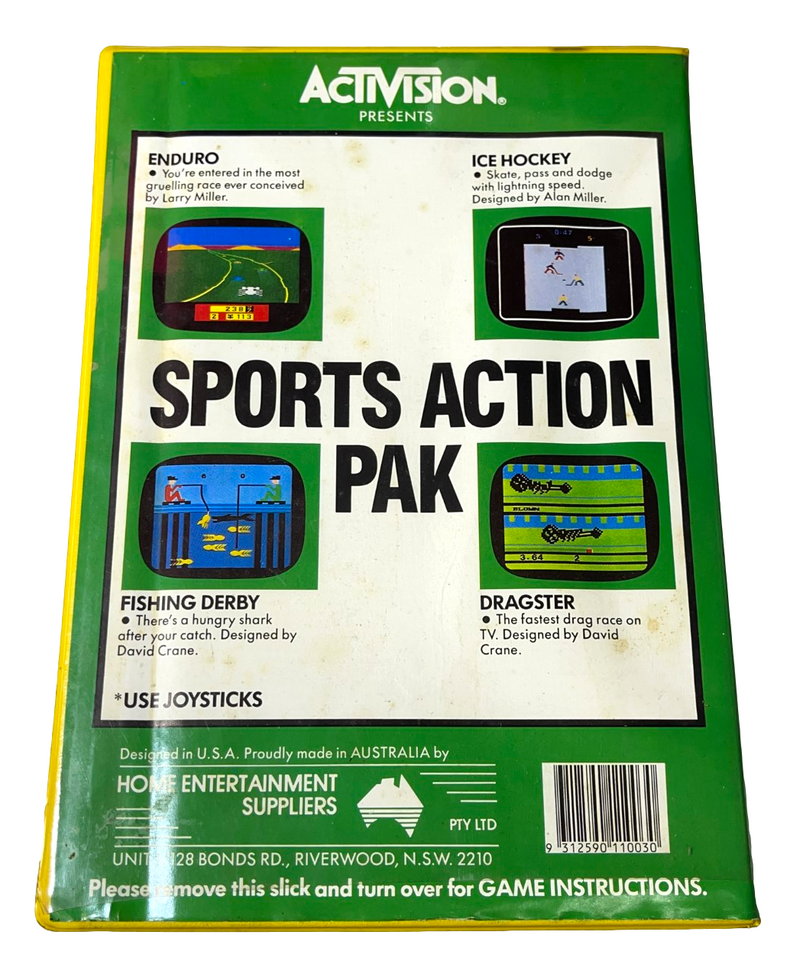 Sports Action Pak Atari 2600 *Complete* (Pre-Owned)