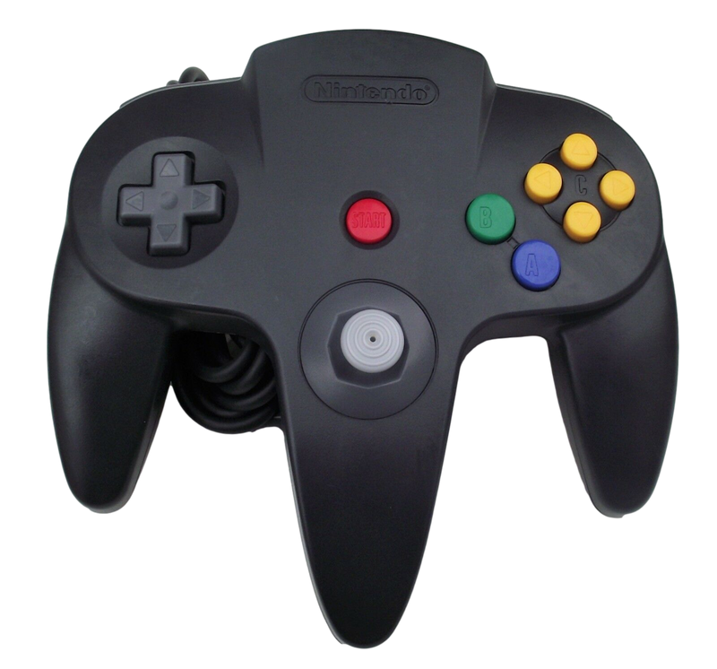 Genuine Charcoal Black Nintendo 64 Controller Refurbed Toggle (Preowned) - Games We Played