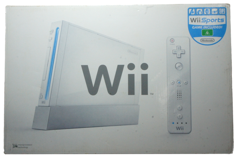 White Wii Console + Wii Sports In Original Box (Preowned)