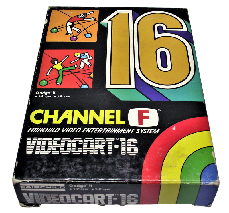 Boxed Channel F Videocart Fairchild Video Entertainment System 16 Dodge It - Games We Played
