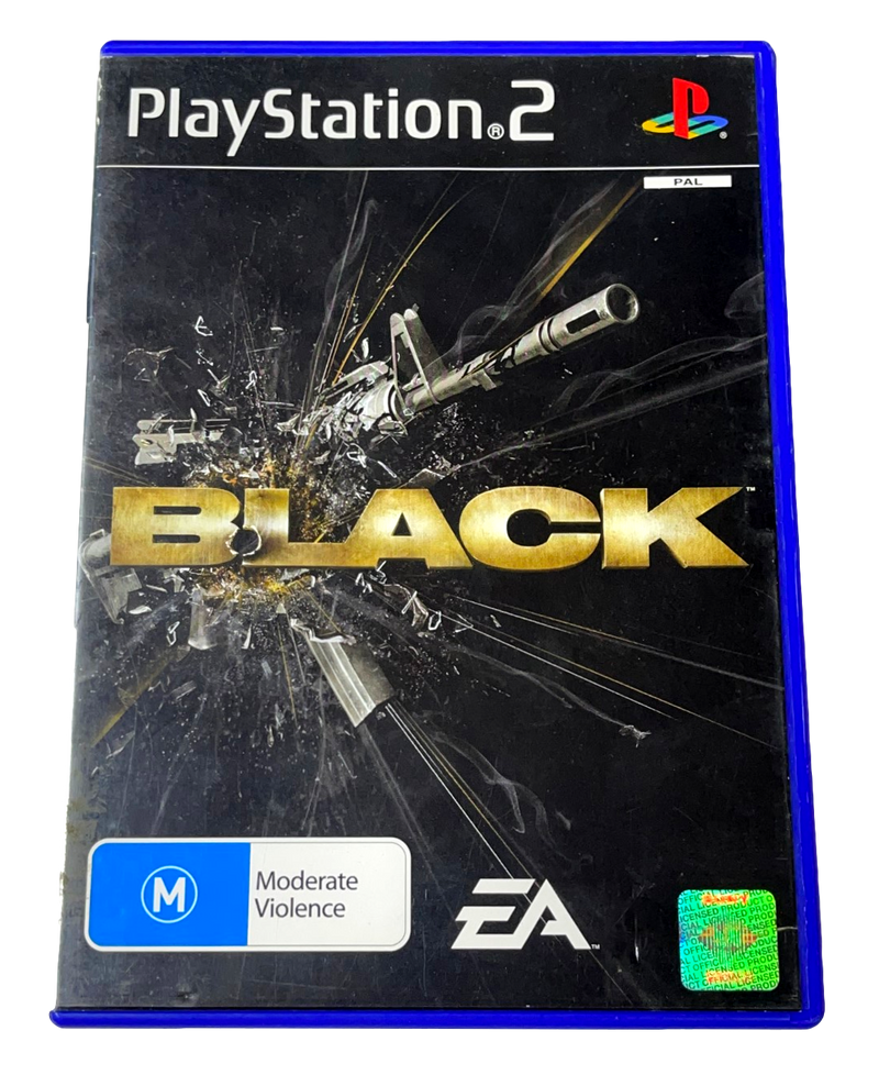 Black PS2 PAL *Complete* (Preowned)