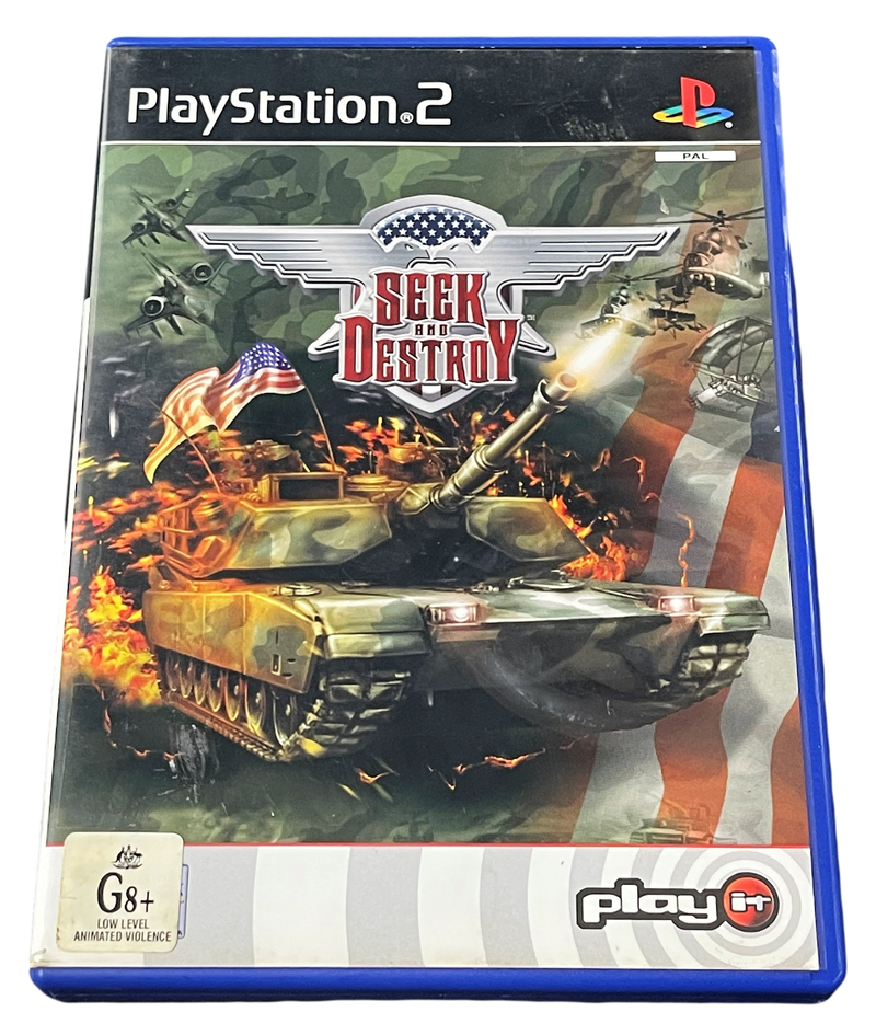 Seek and Destroy Sony PS2 PAL *Complete* (Pre Owned) - Games We Played