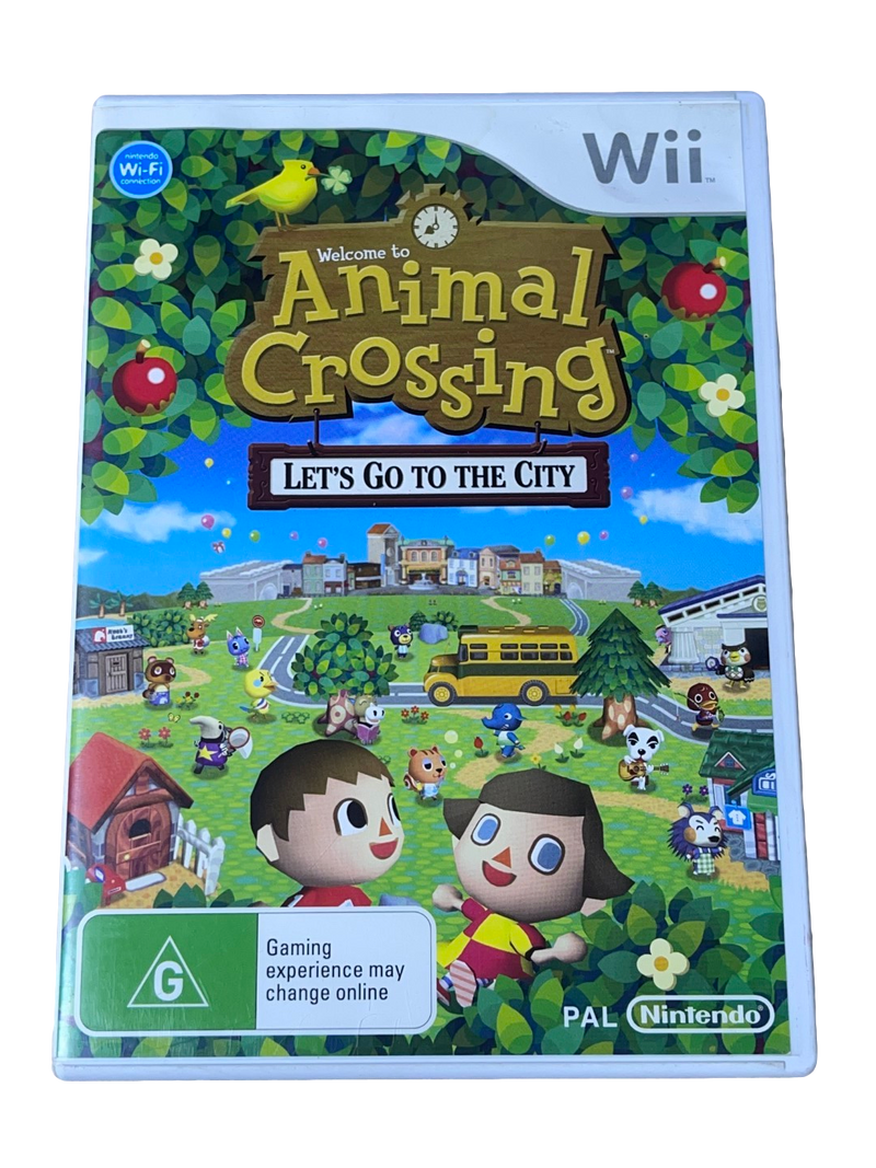 Animal Crossing Lets Go To The City Nintendo Wii PAL *Complete* (Preowned)