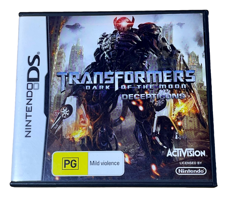 Transformers Dark Of The Moon Decepticons DS 2DS 3DS Game *No Manual* (Pre-Owned)