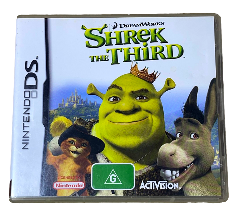 Shrek the Third Nintendo DS 2DS 3DS Game *Complete* (Pre-Owned)