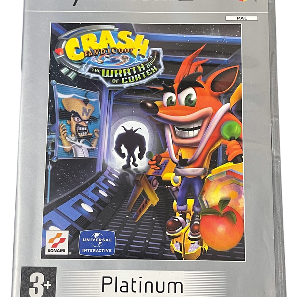 Crash Bandicoot The Wrath of Cortex PS2 (Platinum) PAL *Complete* (Pre