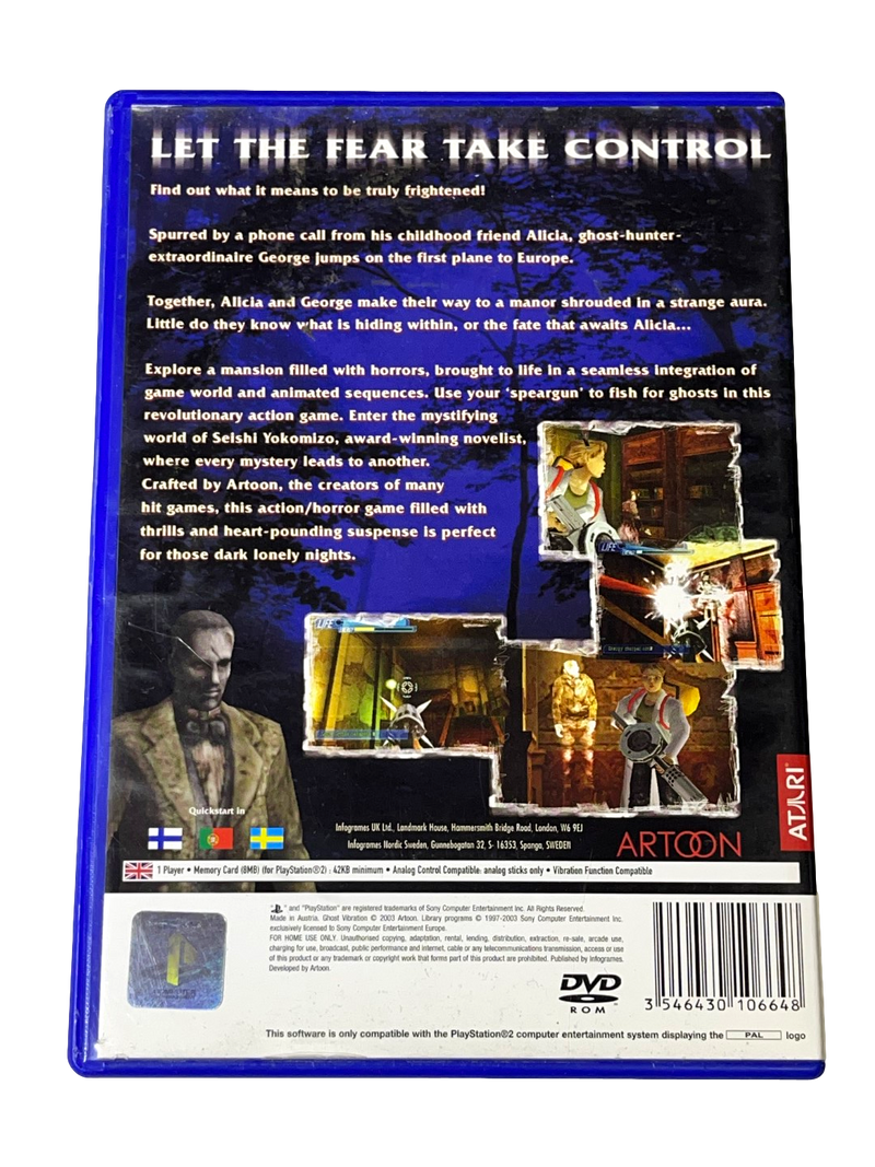 Ghost Vibration PS2 PAL *No Manual* (Preowned)