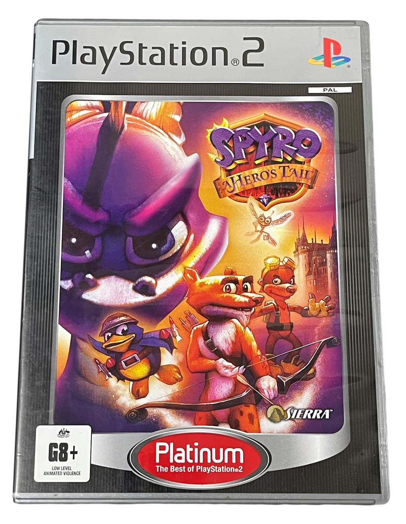 Spyro A Hero's Tail PS2 (Platinum) PAL *No Manual* (Preowned) - Games We Played