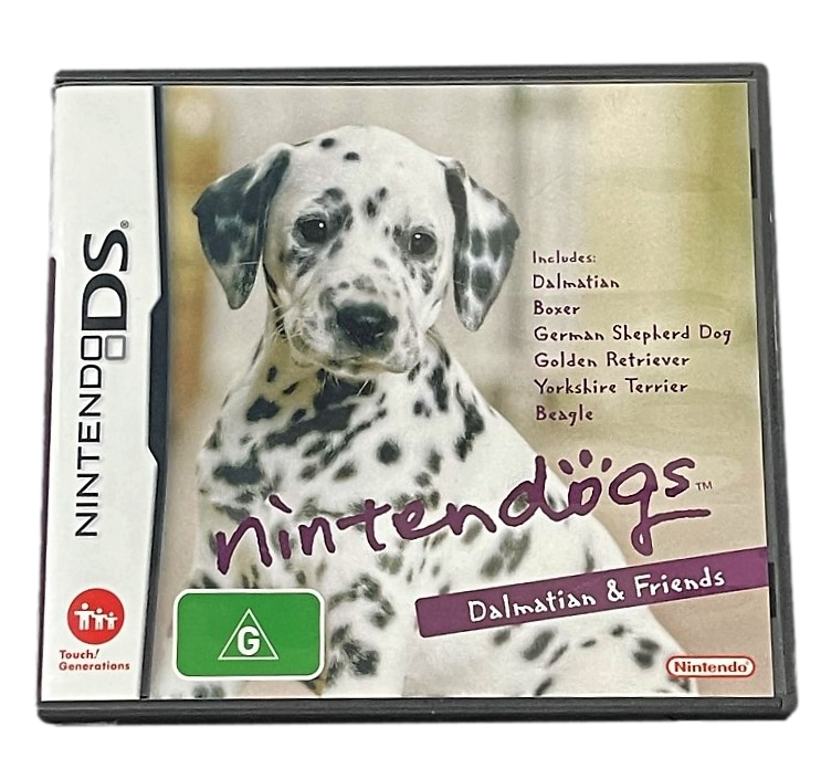 Nintendogs Dalmatian and Friends Nintendo DS 2DS 3DS Game *No Manual* (Pre-Owned)