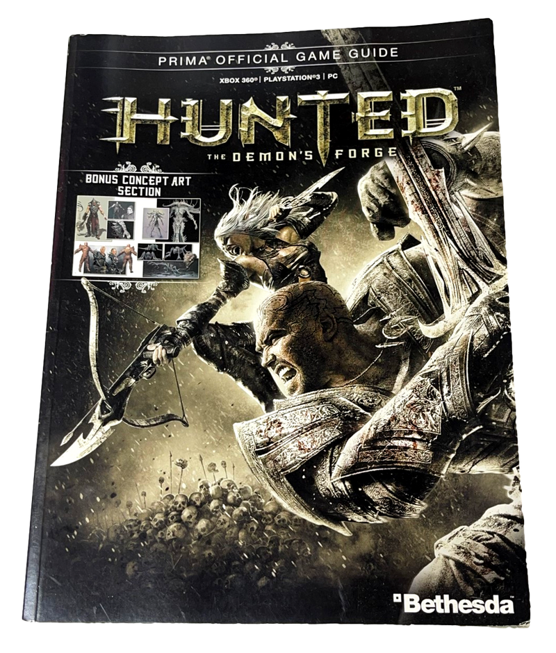 Hunted The Demon's Forge Prima Official Game Guide Strategy (Preowned)