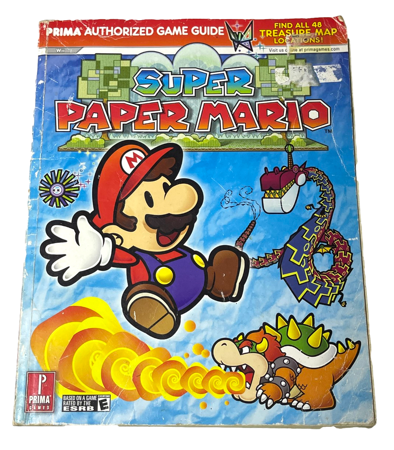 Prima Super Paper Mario Official Game Guide Strategy Hint Book Nintendo (Preowned)