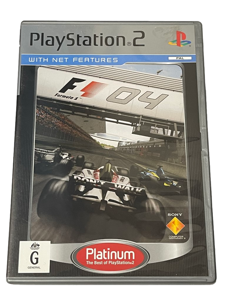 Formula One 04 PS2 (Platinum) PAL *Complete* (Preowned)