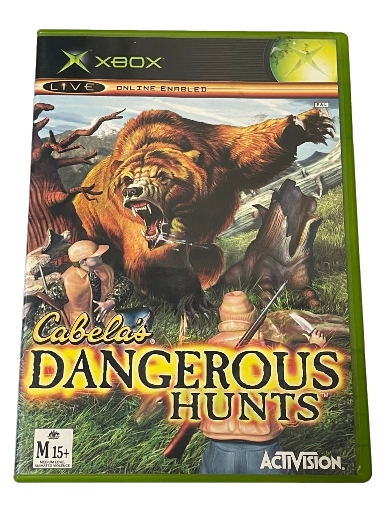 Cabela's Dangerous Hunts Xbox Original PAL  *Complete* (Pre-Owned)