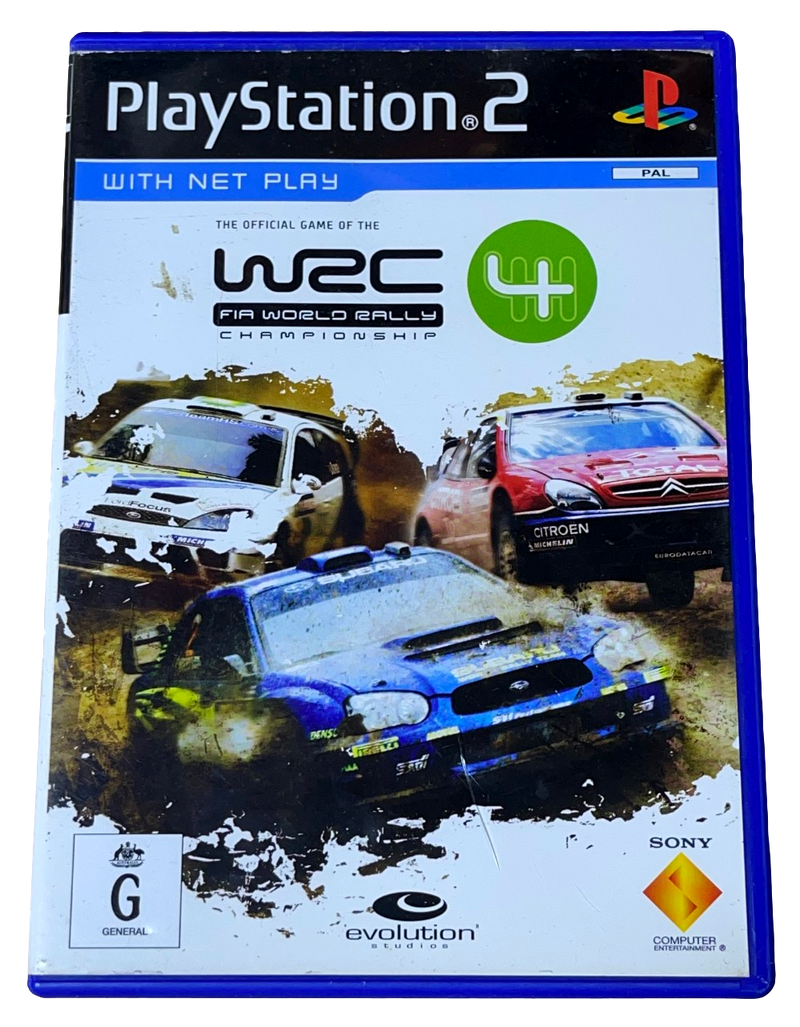 WRC 4: FIA World Rally Championship PS2 PAL *Complete* (Preowned)