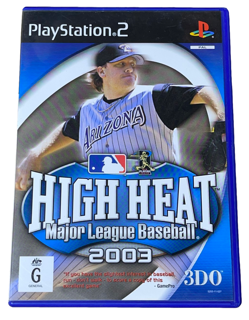 High Heat Major League Baseball 2003 PS2 PAL *Complete* (Preowned)