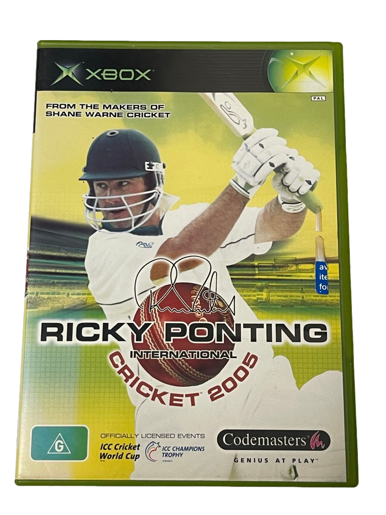 Ricky Ponting International Cricket 2005 XBOX PAL *No Manual*