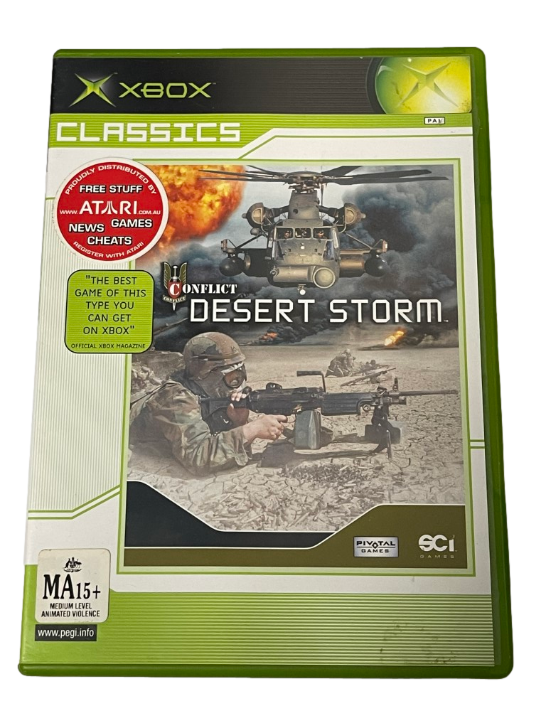 Conflict Desert Storm Xbox Original PAL (Classics) *Complete* (Pre-Owned)