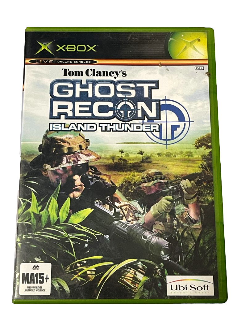 Tom Clancy's Ghost Recon Island Thunder XBOX Original PAL *Complete* (Pre-Owned)
