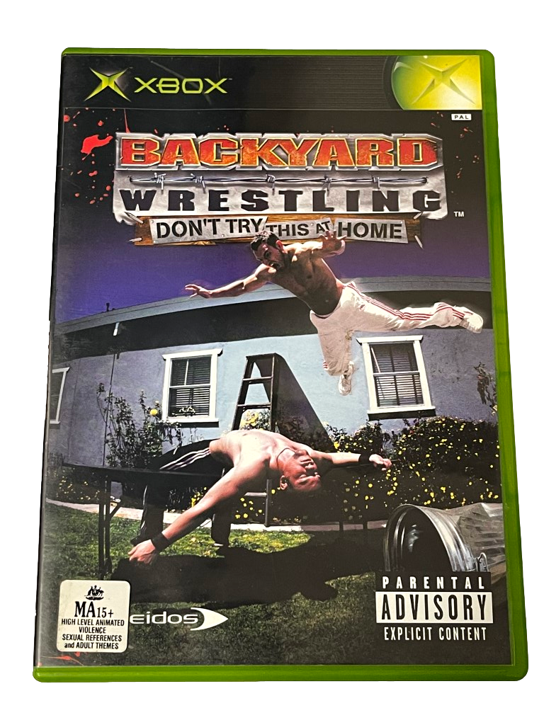 Backyard Wrestling Don't Try This at Home Xbox Original PAL *Complete* (Pre-Owned)