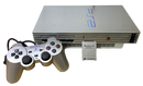 Silver Playstation 2 Phat PS2 Console + Dual Shock Controller PAL (Pre-Owned)