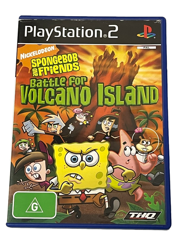 Spongebob and Friends Battle for Volcano Island PS2 PAL *Complete* (Preowned)