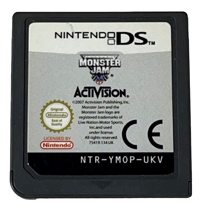 Monster Jam Nintendo DS 2DS 3DS Game *Cartridge Only* (Pre-Owned)