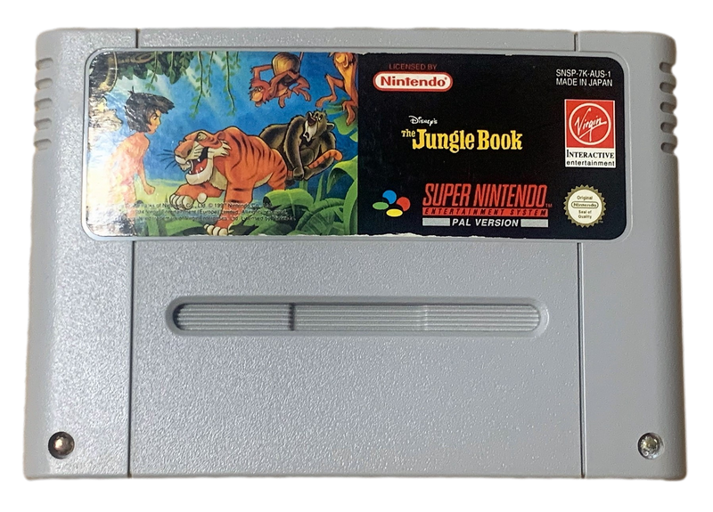 The Jungle Book Super Nintendo SNES PAL